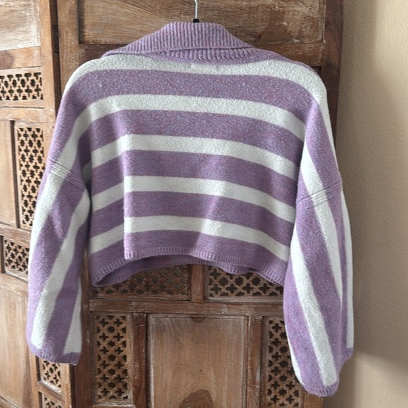 For Love & Lemons Maud Boxy Cropped Sweater • L - Picture 6 of 12